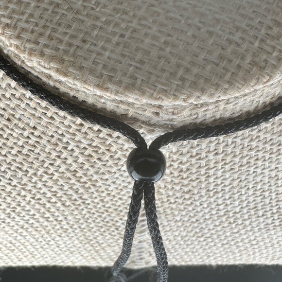 Tai Chi Stone Deer Pendant Necklace, Sterling Silver Accent on Adjustable Rope - Picture 9 of 9